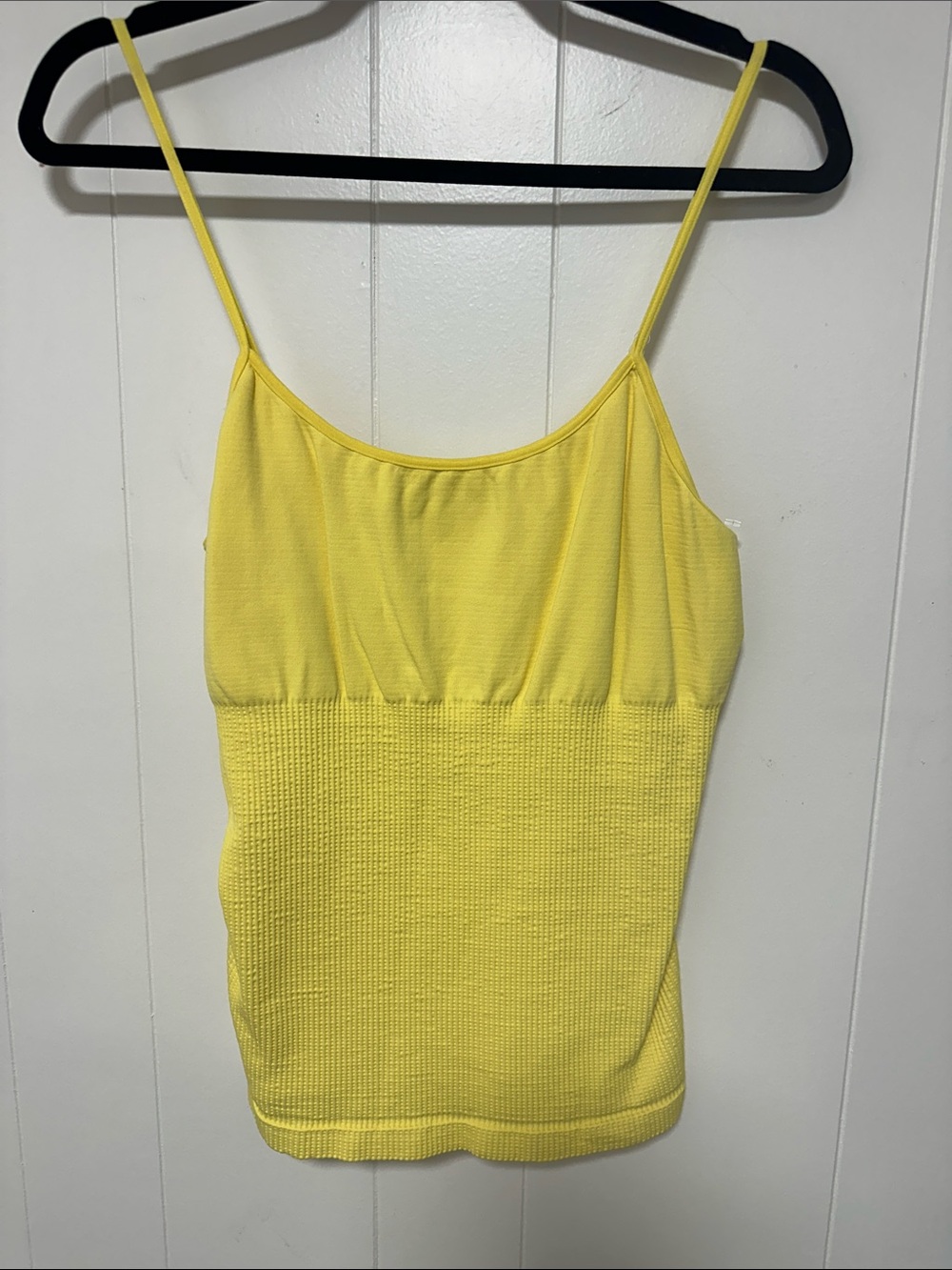 Free people Yellow Spaghetti Strap Tank Top - Women